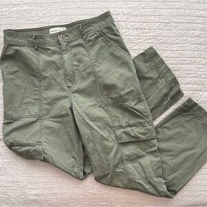 Curve Love Relaxed Cargo Pant Olive